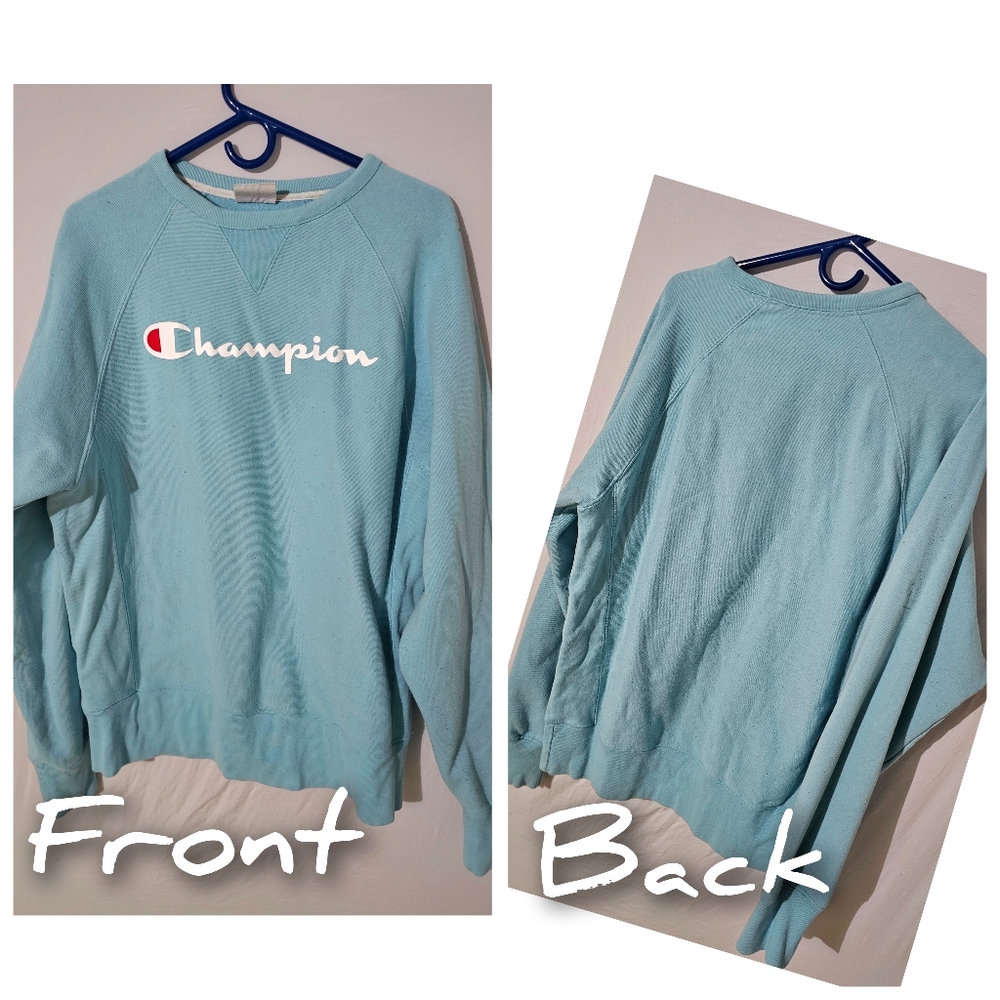 Champion Light Blue Men's Sweater
